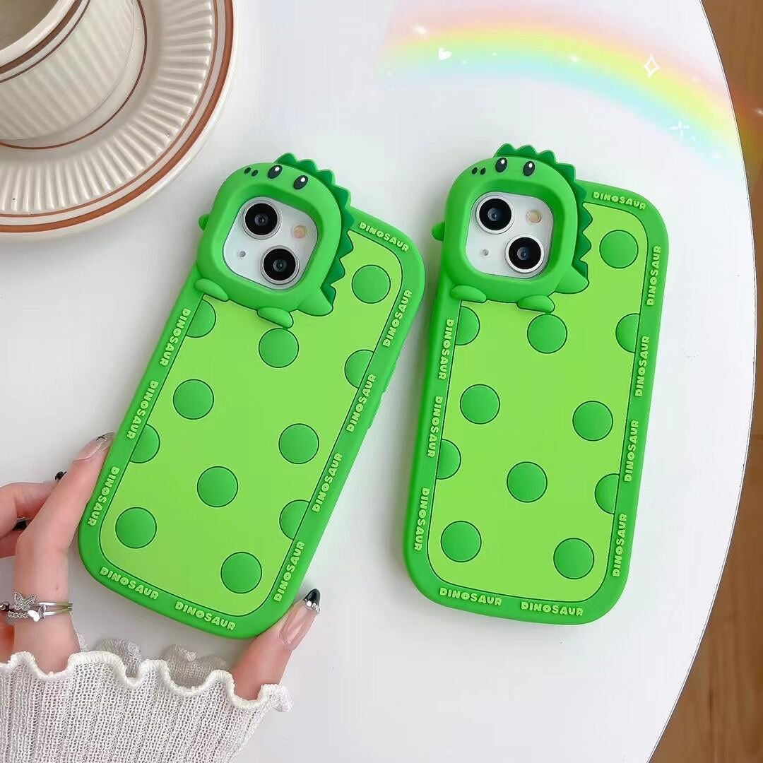 Funda para teléfono celular - Dino - Silicona